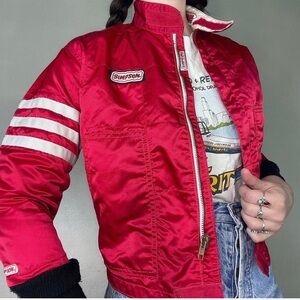 Vintage Simpson Red Racing Jacket